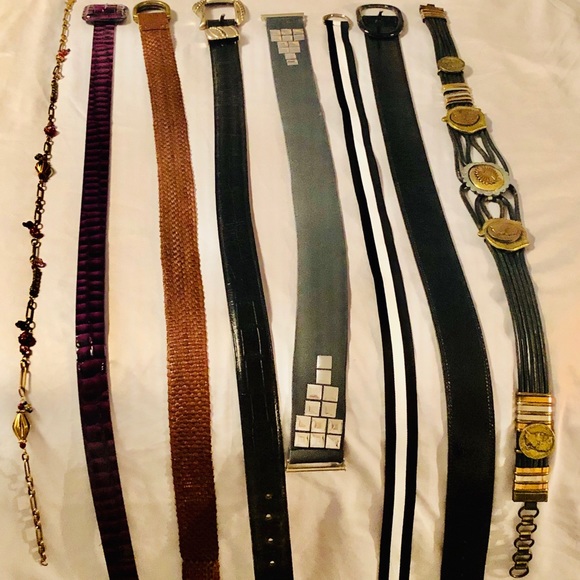 Belts! Vintage and modern. Assorted prices & fit main image 15